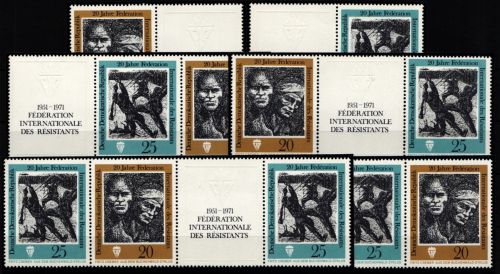 DDR W Zd 248-W Zd 253 postfrisch