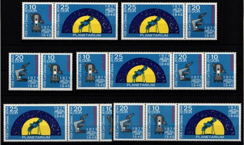 DDR W Zd 254-W Zd 259 postfrisch