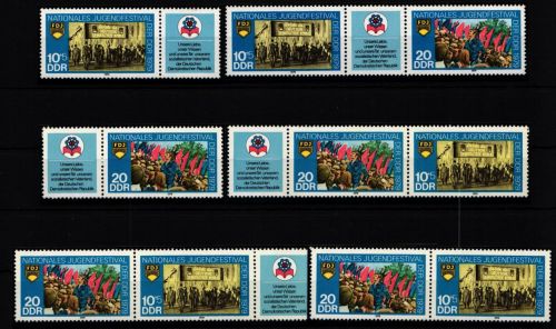 DDR W Zd 411-W Zd 416 postfrisch #KZ338