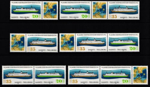 DDR W Zd 417-W Zd 422 postfrisch #KZ339