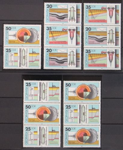 DDR W Zd 467-W Zd 474 und S Zd 218-S Zd 225 postfrisch #KZ345