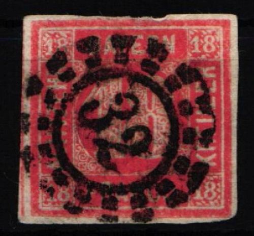 Bayern 13 gestempelt leichte Mängel #KY635