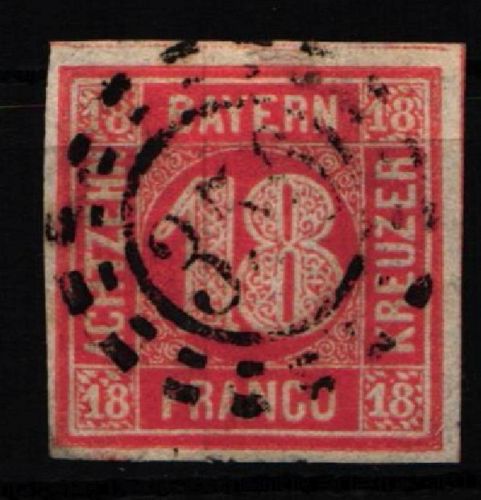 Bayern 13 gestempelt leichte Mängel #KY636