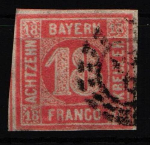 Bayern 13 b gestempelt