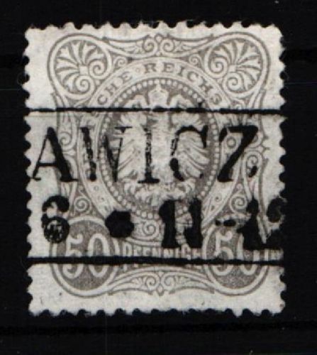 Deutsches Reich 36 a gestempelt Preußen-Stempel, geprüft Wiegand BPP #KY223