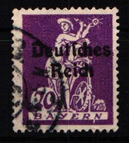 Deutsches Reich 122 IV gestempelt geprüft Bauer BPP #KY284