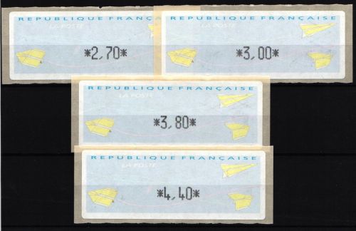 Frankreich Automatenmarken 17 postfrisch in schwarz nicht beschichtet #NC166