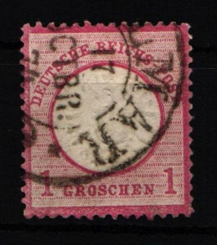 Deutsches Reich 19 gestempelt Colmar #NC325