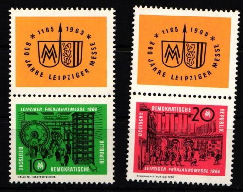 DDR S Zd 44, 47 postfrisch #NC390