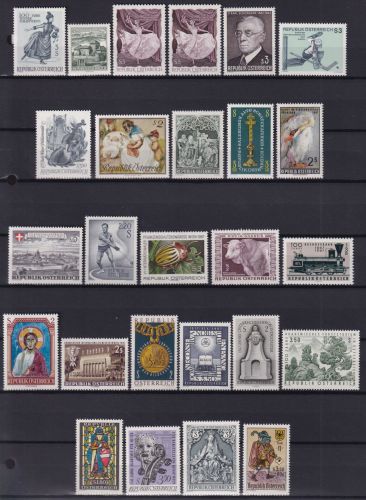 Österreich Jahrgang 1967 mit 1231-1255 postfrisch