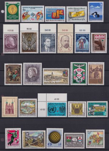 Österreich Jahrgang 1985 mit 1799-1835 postfrisch #KZ483