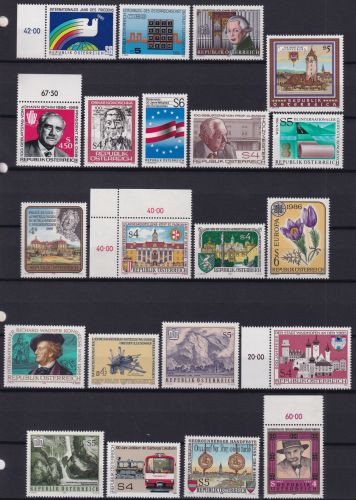 Österreich Jahrgang 1986 mit 1836-1872 postfrisch #KZ484