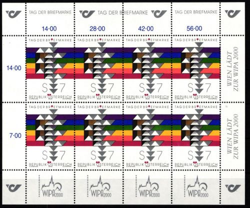 Österreich 2316 postfrisch als Kleinbogen #KZ517