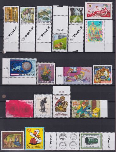 Österreich Jahrgang 2002 mit 2363-2401 postfrisch