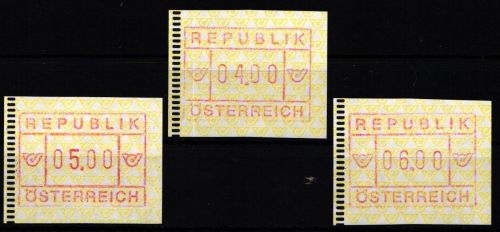 Österreich Automatenmarken 2 postfrisch 3x #KZ595
