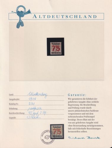 Württemberg 271 postfrisch