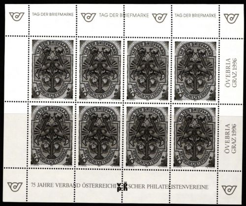 Österrreich 2187 postfrisch als Schwarzdruck-Kleinbogen #JW209