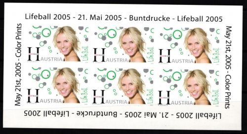 Österrreich 2531 postfrisch als Buntdruck-Kleinbogen #JW232