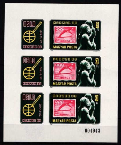 Ungarn 3432 B postfrisch Kleinbogen / Olympische Spiele #KC359