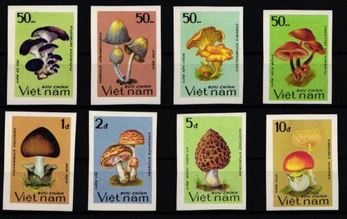 Vietnam 1371-1378 B postfrisch Pilze #KC457