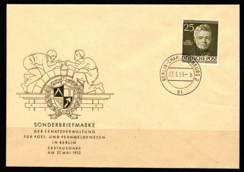 Berlin 98 gestempelt Ersttagesbrief/FDC #JW290