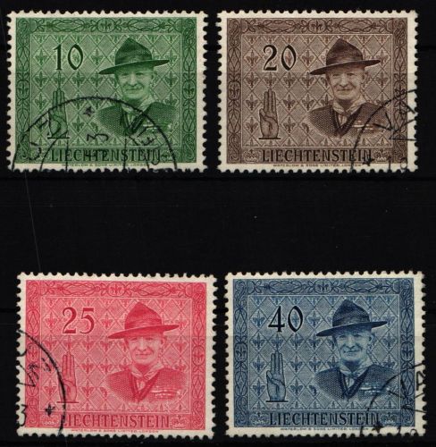 Liechtenstein 315-318 gestempelt #KZ628