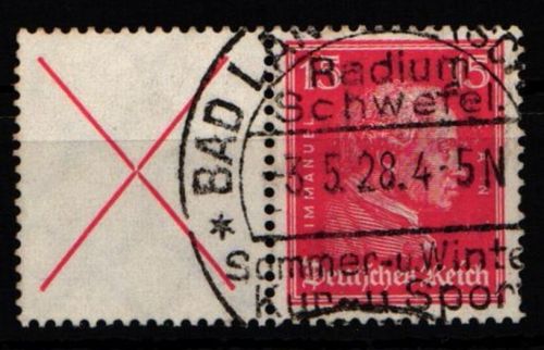 Deutsches Reich W 23 gestempelt