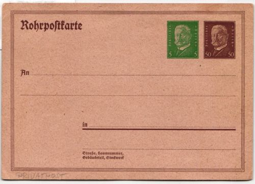 Deutsches Reich RP 24 als Ganzsache ungebraucht #NB424