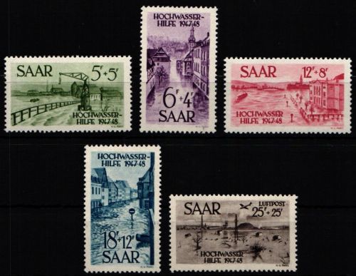 Saarland 255-259 postfrisch #NB448