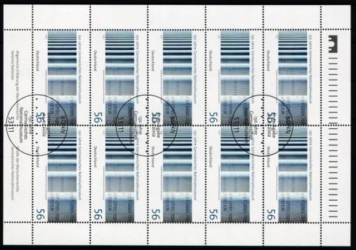 BRD Bund Kleinbogen 2269 gestempelt #NB745