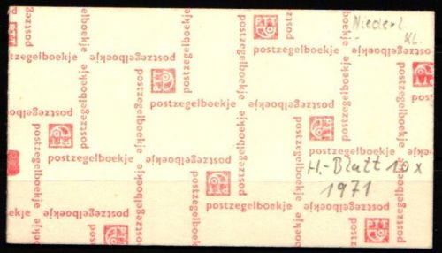 Niederlande Markenheft 10x postfrisch Königin Juliane/ Ziffer #KV333