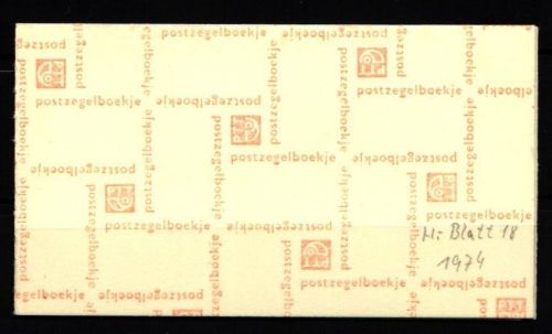 Niederlande Markenheft 18 postfrisch Königin Juliane/ Ziffer #KV341