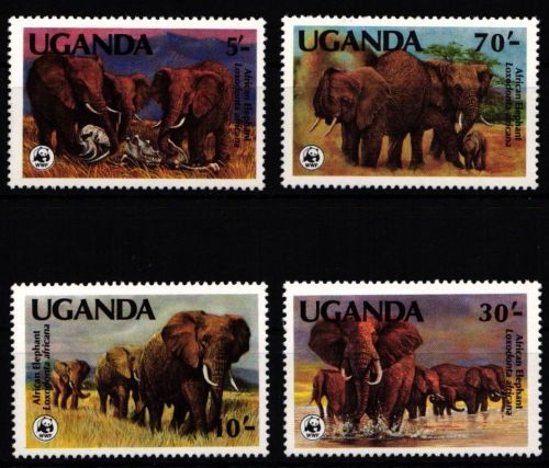 Uganda 361-364 postfrisch