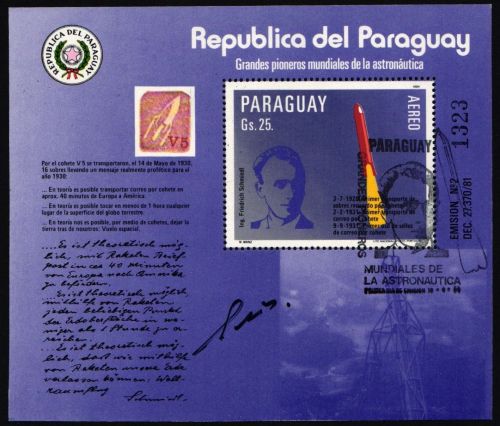 Paraguay Block 401 gestempelt Friedrich Schmiedel #NB055