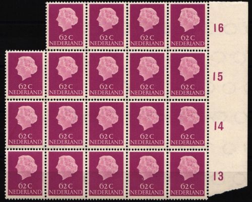 Niederlande 721 postfrisch als 19er Bogenteil #NB077