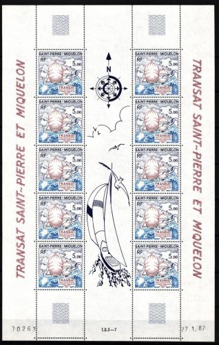 St. Pierre et Miquelon 545 postfrisch als Kleinbogen #NB096