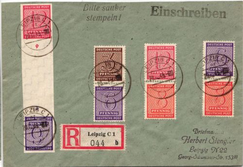 SBZ SK Zd 2 u.a. auf Brief geprüft Ströh BPP #NB511