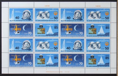 DDR ZD-Bogen 3005-3008 postfrisch mit DV 4 #NE105