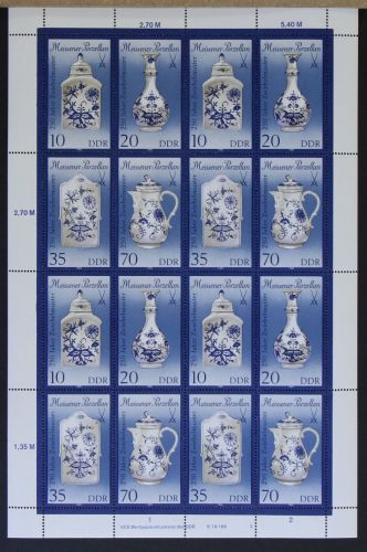 DDR ZD-Bogen 3241-3244 postfrisch mit DV 2 #NB158