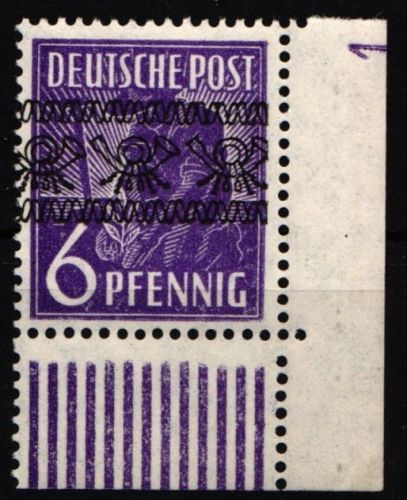 SBZ 37 I DZ postfrisch Druckerzeichen 1 #NG171