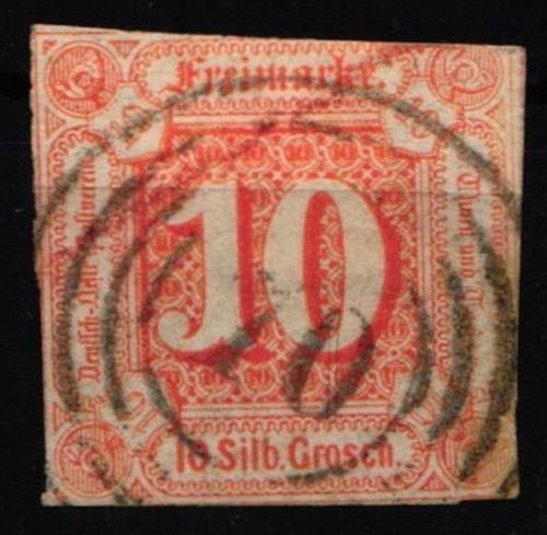 Thurn & Taxis 19 gestempelt