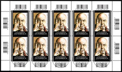 Österreich 2851 gestempelt als Kleinbogen mit Ersttagsstempel #ND077