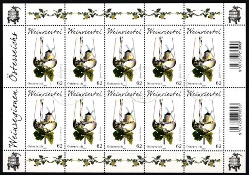 Österreich 3033 gestempelt als Kleinbogen mit Ersttagsstempel #ND091