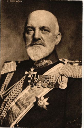 Deutsches Reich auf Postkarte Generaloberst v. Heering, ungelaufen #NG561