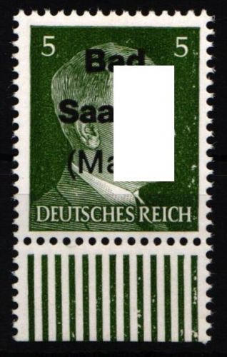 Nichtamtliche Ausgaben Bad Sarrow X postfrisch signiert Dr. Dub #NG636