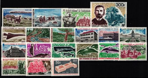 St. Pierre et Miquelon Jahrgang 1969 postfrisch #NH480