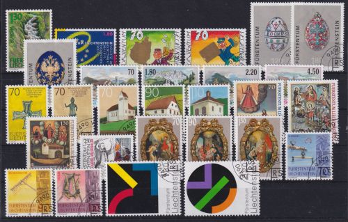 Liechtenstein 1255-1282 gestempelt Jahrgaang 2001 #KS217
