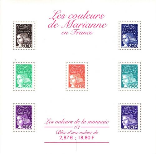 Frankreich 3233-3237, 3242, 3244 postfrisch