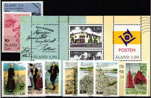 Aland Jahrgang 1993 mit 66-78 postfrisch #NH825