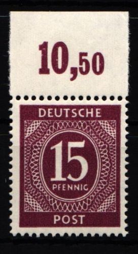 Alliierte Besetzung 921 a P OR ndgz postfrisch #NJ147